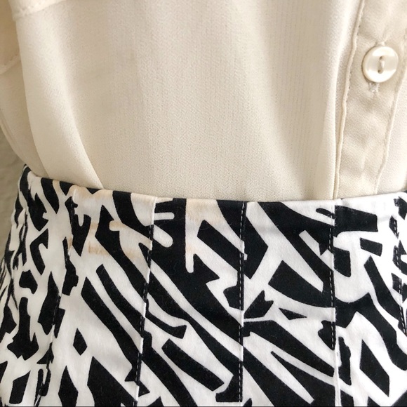 Black and White Skirt - Picture 2 of 3